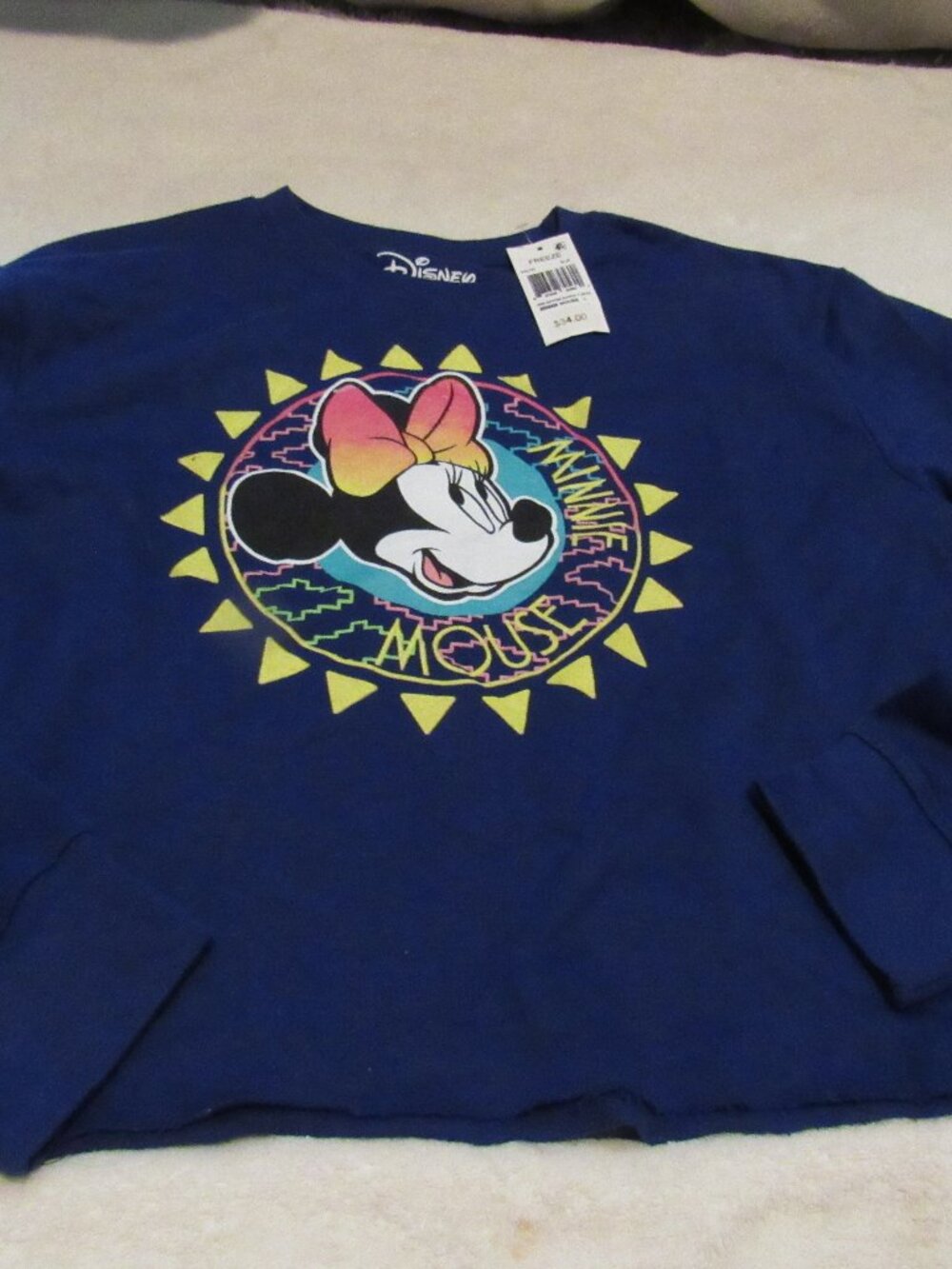 Disney Minnie Mouse Sweatshirt Large NWT